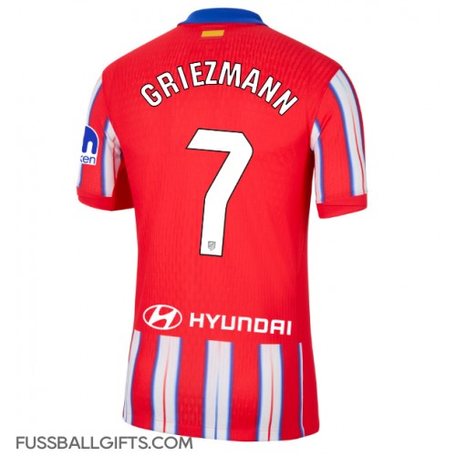 Atletico Madrid Antoine Griezmann #7 Fußballbekleidung Heimtrikot 2024-25 Kurzarm